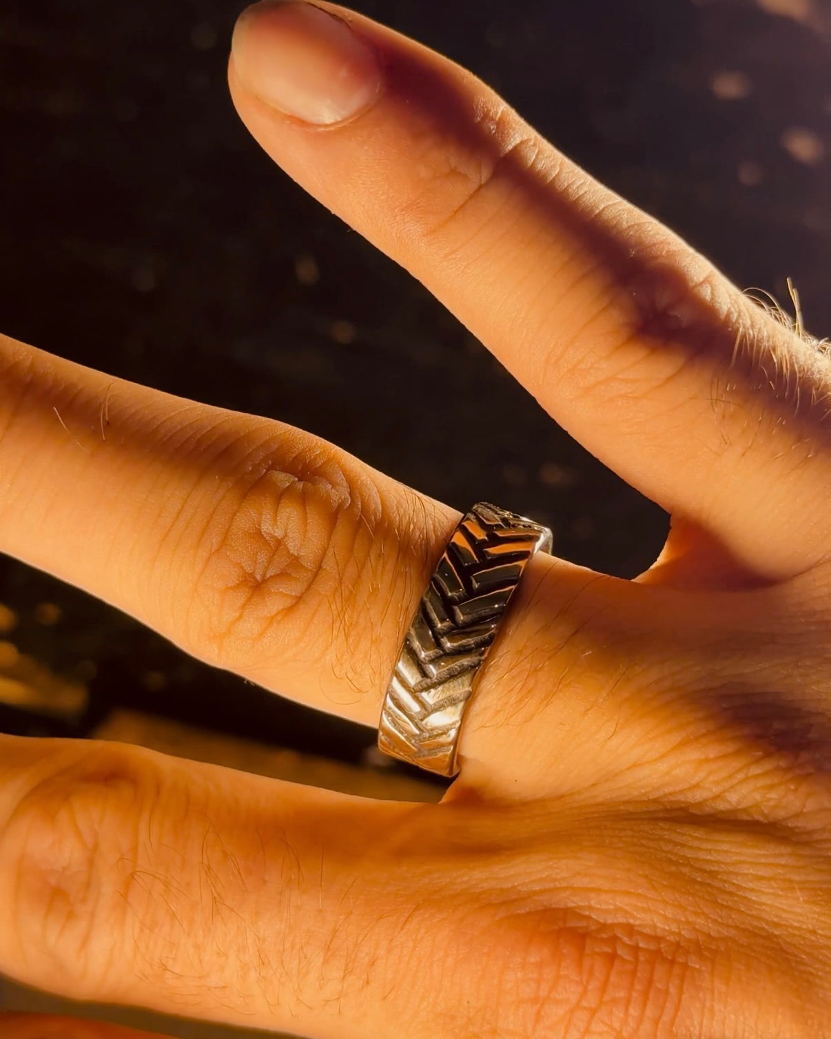 The Herringbone - 18k Gold