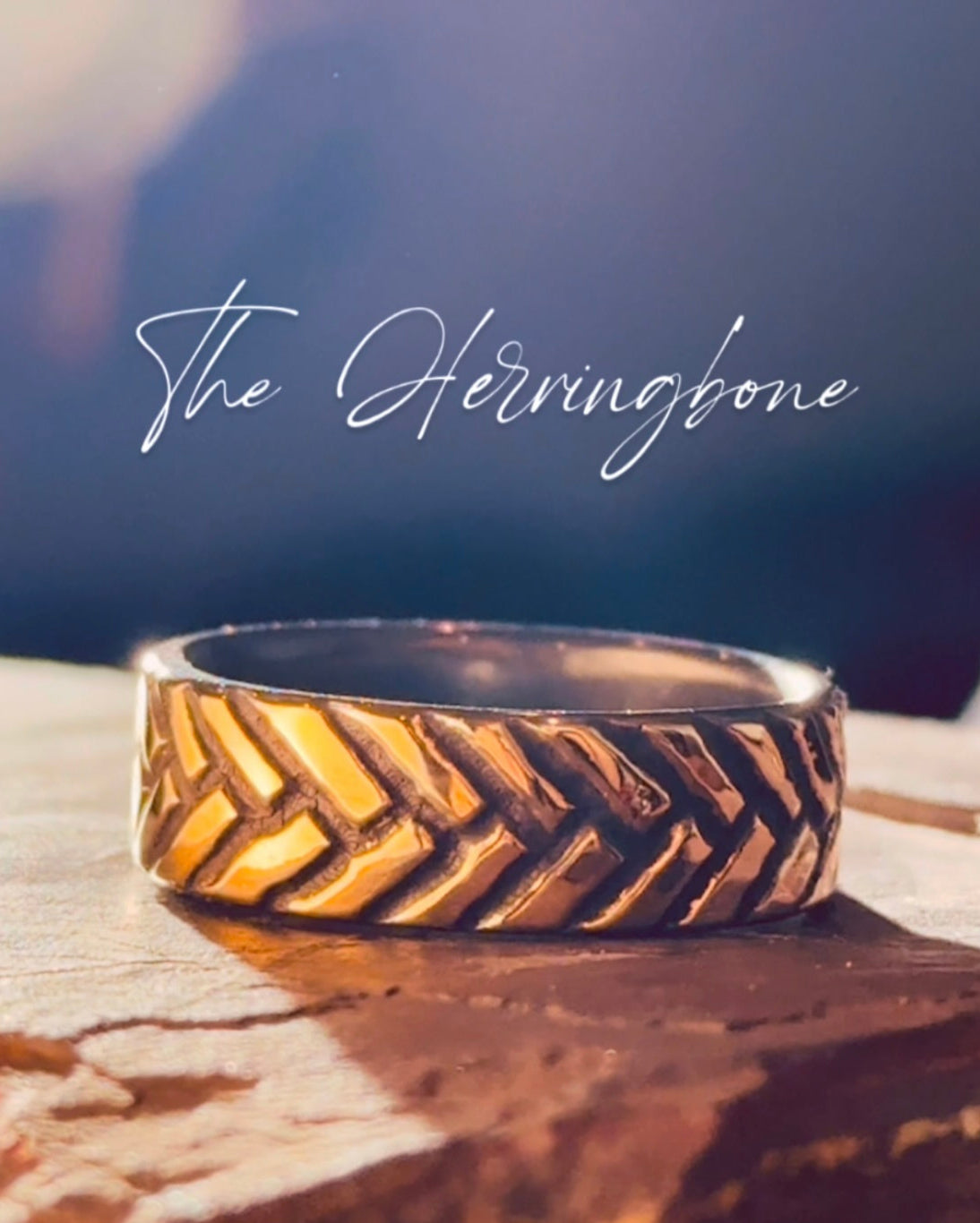 The Herringbone - 18k Gold